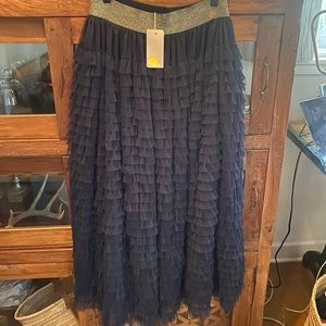 Boden Tulle Skirt NWT Navy
